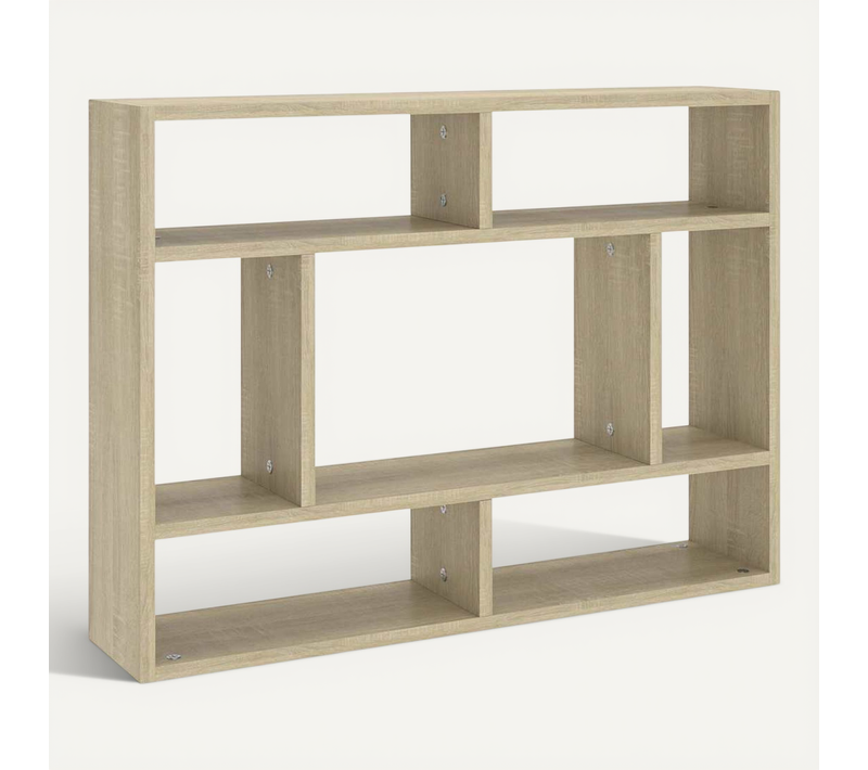 étagère Murale Chêne Sonoma 75x16x55 Cm Bois Contreplaqué