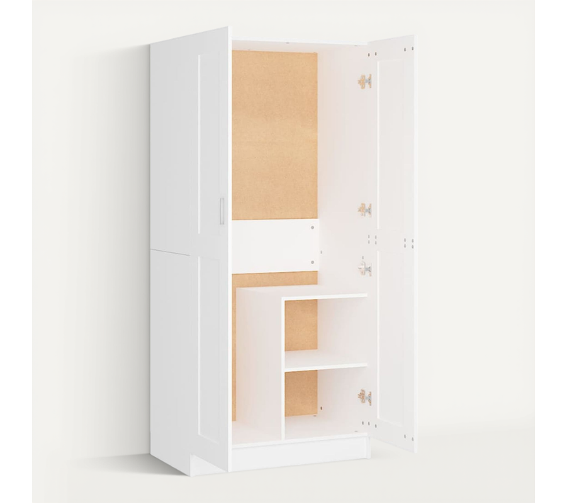 Garde-robe Blanc 82,5x51,5x180 Cm Aggloméré