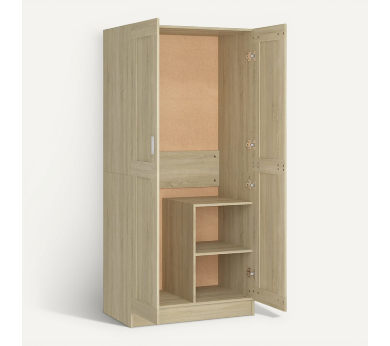 Garde-robe Chêne Sonoma 82,5x51,5x180 Cm Aggloméré
