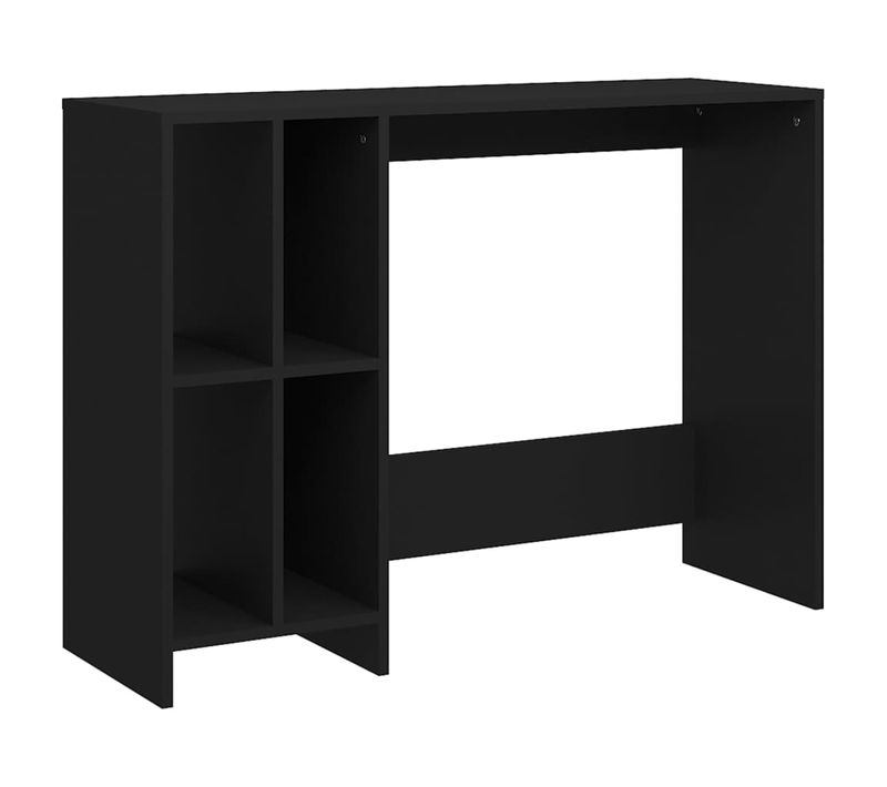 Bureau D'ordinateur Portable Noir 102,5x35x75 Cm Aggloméré