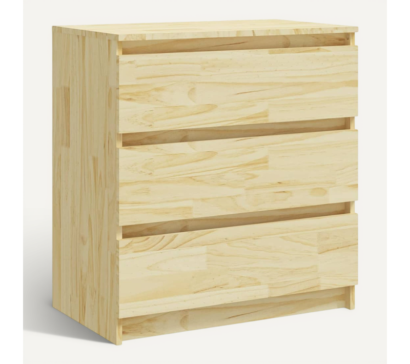 Table De Chevet 60x36x64 Cm Bois De Pin Massif