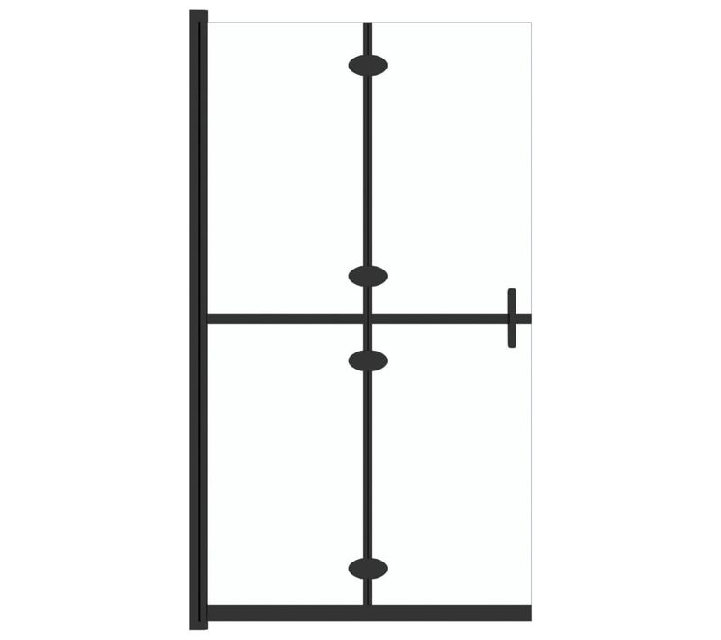 Paroi De Douche Pliable Verre Esg Transparent 120x190 Cm Durable Durable
