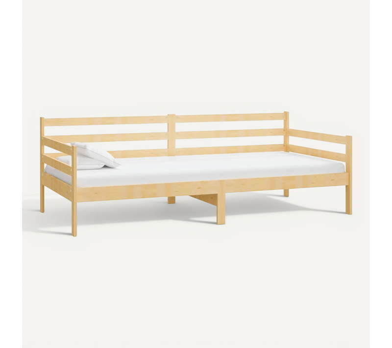 Lit Bois De Pin Massif 90x200 Cm