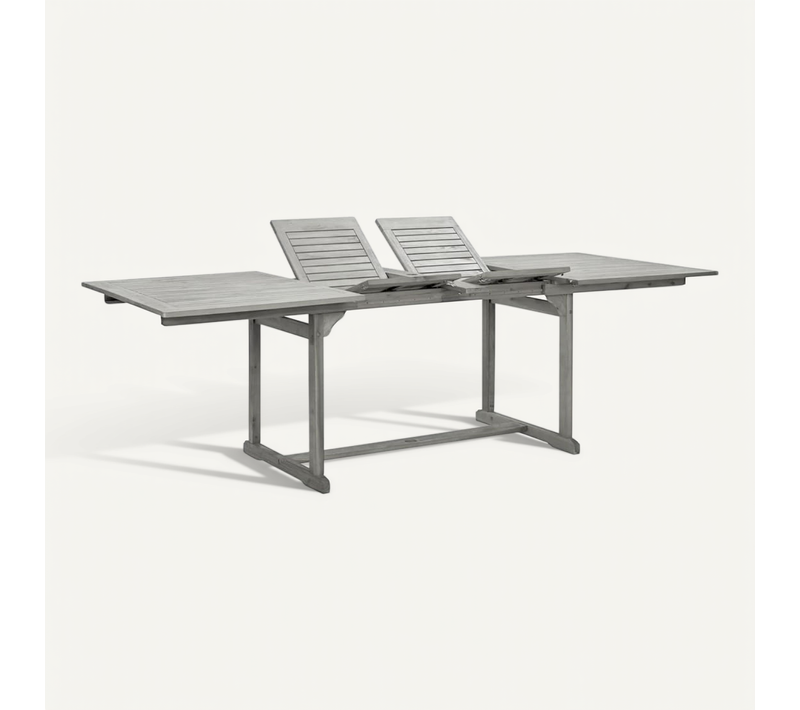 Table À Dîner De Jardin (160-240)x100x75cm Bois D'acacia Massif