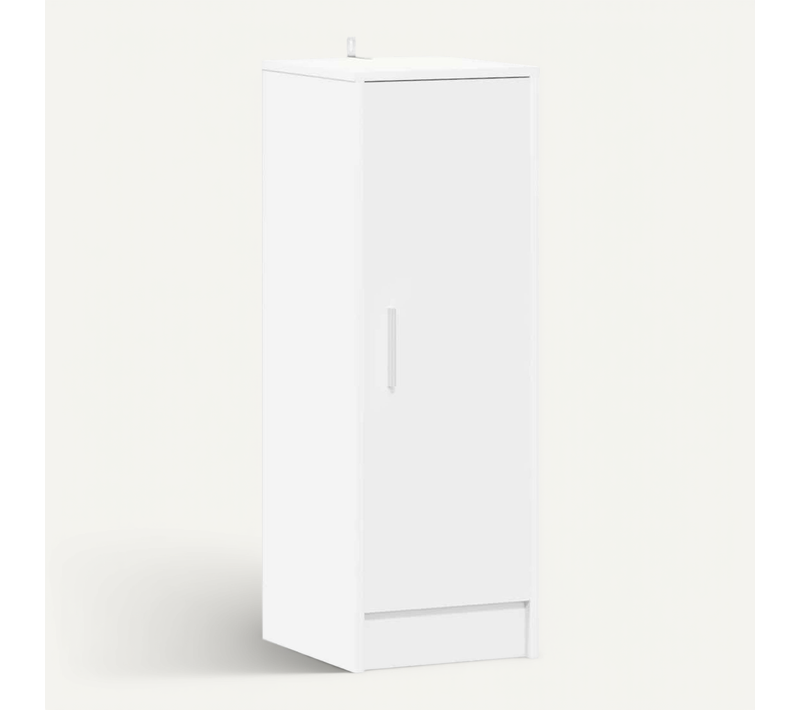Cabinet à Chaussures Blanc 6 Niveaux De Rangement 32x35x93 Cm Bois Composé