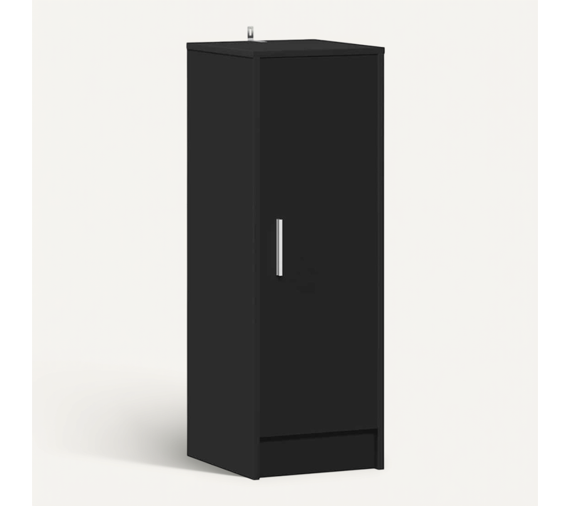 Cabinet à Chaussures Noir 6 Niveaux De Rangement 32x35x92 Cm Bois Composé