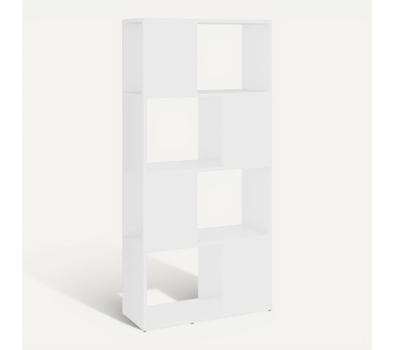 Etagère/séparateur De Pièce Blanc Bois Contreplaqué 60 x 24 x 124,5