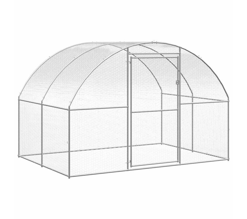Poulailler D'extérieur 3x2x2 M Acier Galvanisé