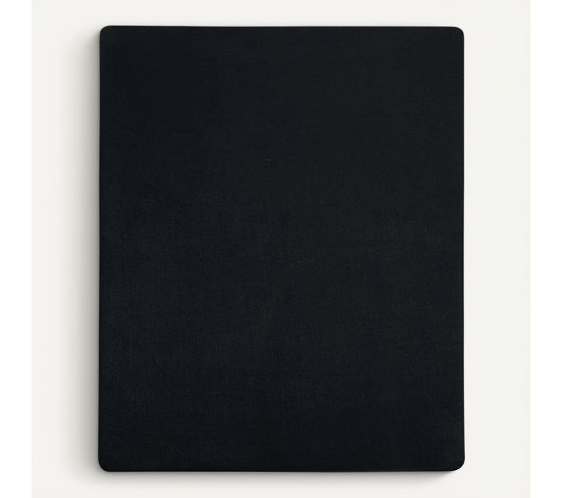 Drap-housse Jersey Noir 140x200 Cm Coton