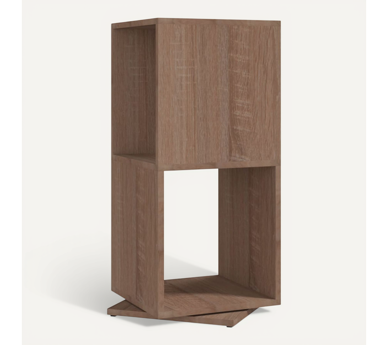 Armoire Rotative Chêne Sonoma 34,5x34,5x75,5 Cm Bois Contreplaqué