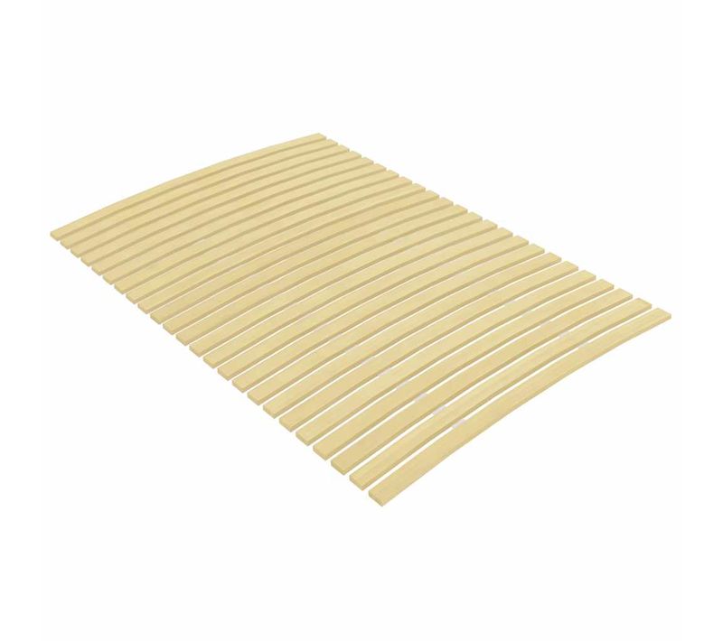 Lattes De Lit Remplacement 24 Lattes 120x200 Cm Bois Peuplier Pliables Curvées