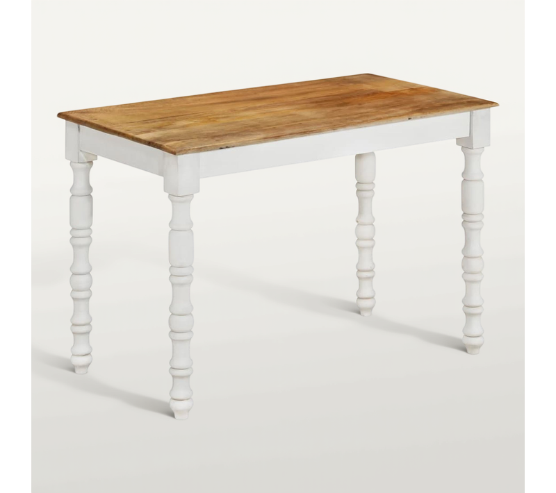 Table À Dîner 110x60x76 Cm Bois De Manguier Massif