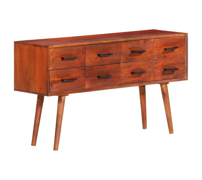 Buffet 110x30x59 Cm Bois Massif De Manguier