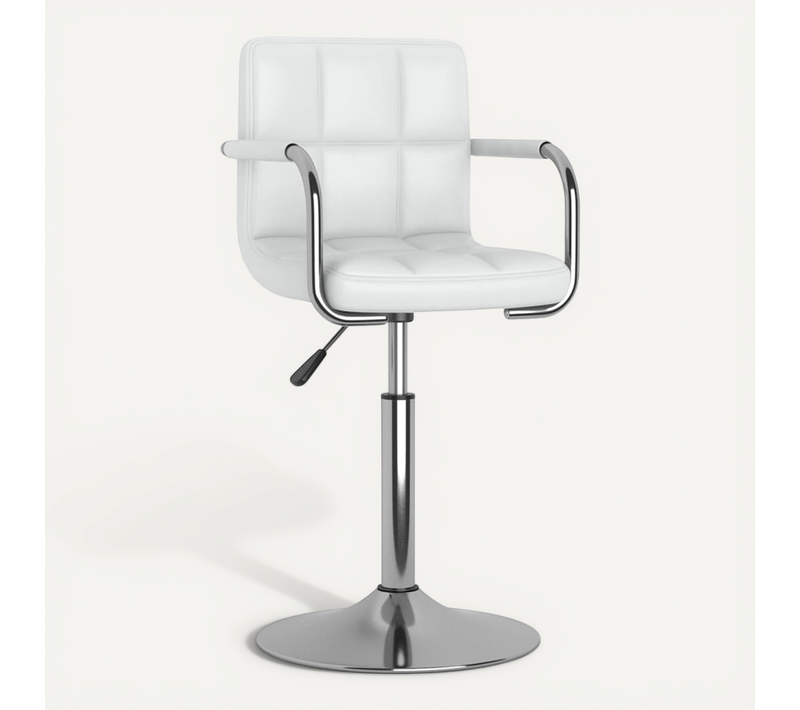 Chaise De Salle À Manger Blanc Simili