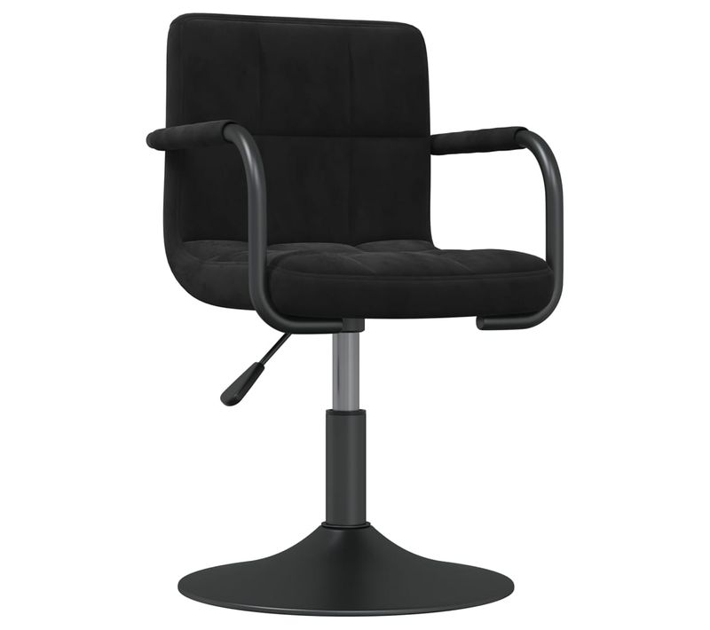 Chaise De Salle à Manger Noir Velours