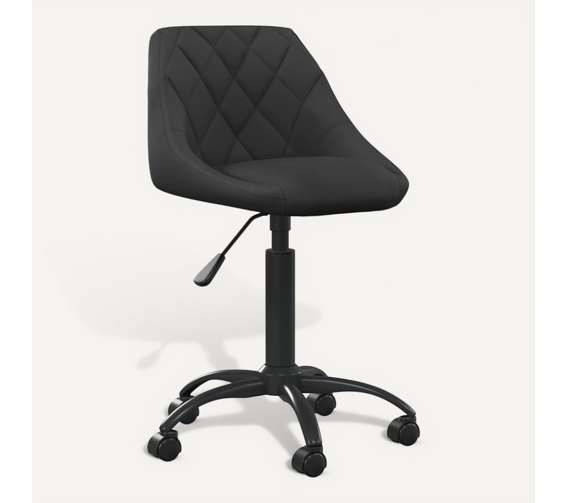 Chaise De Bureau Noir Velours