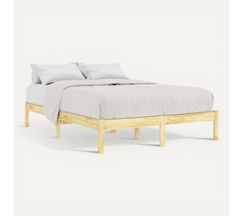 Cadre De Lit Sans Matelas Bois Massif