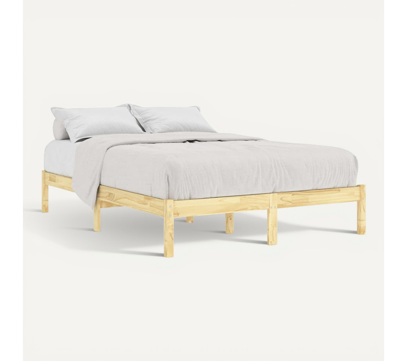 Cadre De Lit Sans Matelas Bois Massif 180x200 Cm