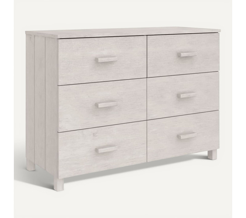 Buffet Molde Blanc 113x40x80 Cm Bois Massif De Pin