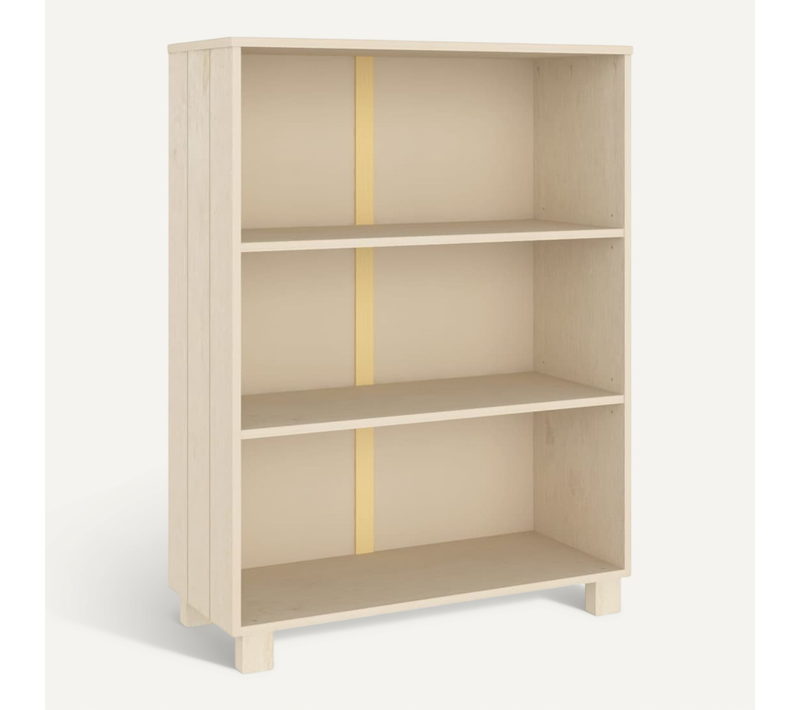 Bibliothèque Hamar Marron Miel 85x35x112 Cm Bois De Pin Massif