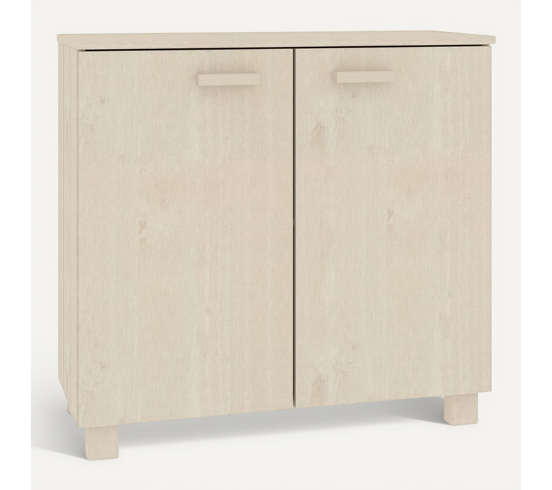 Buffet Hamar Marron Miel 85x35x80 Cm Bois Massif De Pin