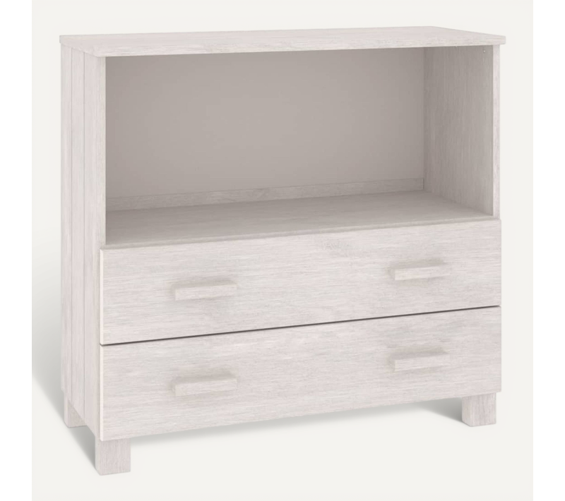 Buffet Hamar Blanc 85x35x80 Cm Bois Massif De Pin