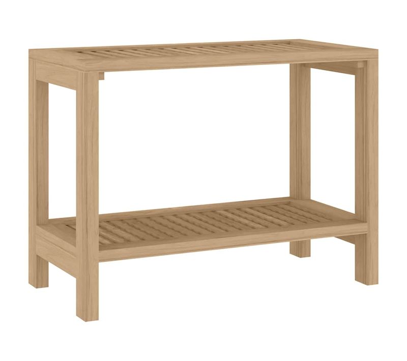Etagère De Salle De Bain 60x30x45 Cm Bois Massif De Teck