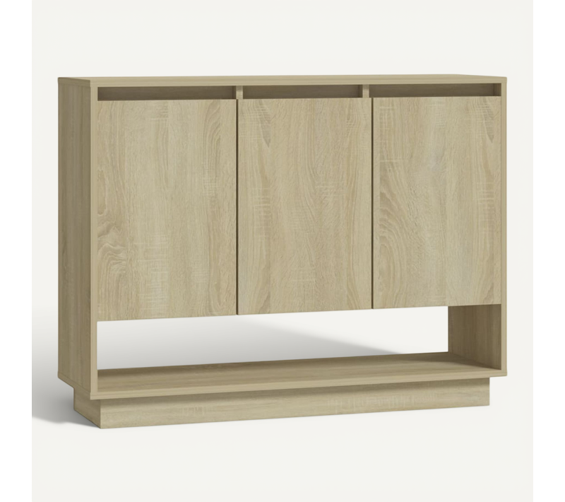Buffet Chêne Sonoma 97x31x75 Cm Bois Contreplaqué