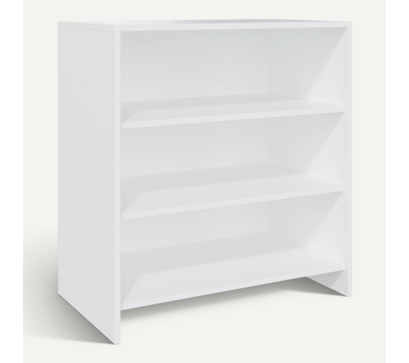Bibliothèque Blanc 70x40,5x75 Cm Aggloméré