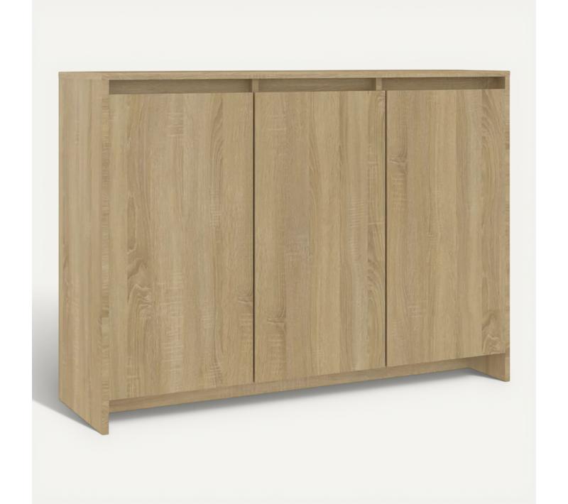 Buffet Chêne Sonoma 102x33x75 Cm Aggloméré