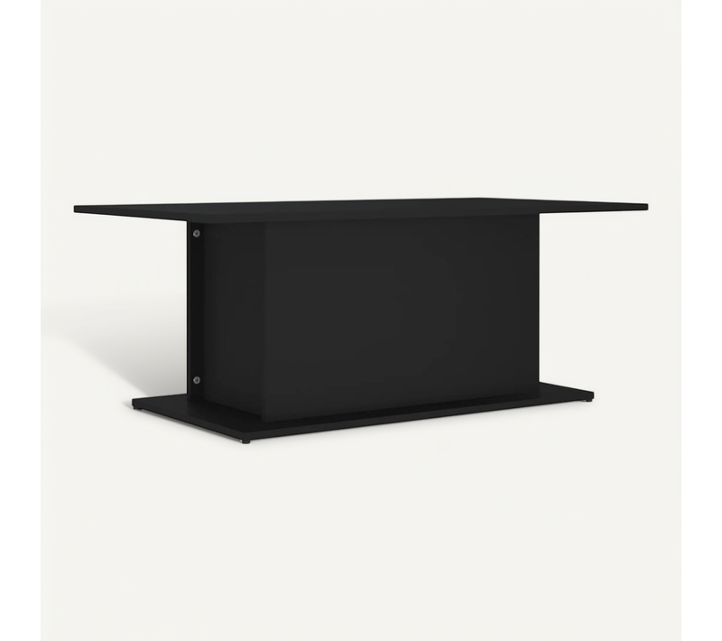 Table Basse Noir 102x55,5x40 Cm Bois Contreplaqué