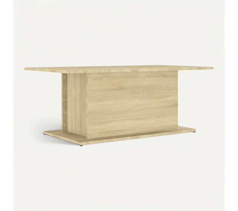 Table Basse Chêne Sonoma 102x55,5x40 Cm Bois Contreplaqué