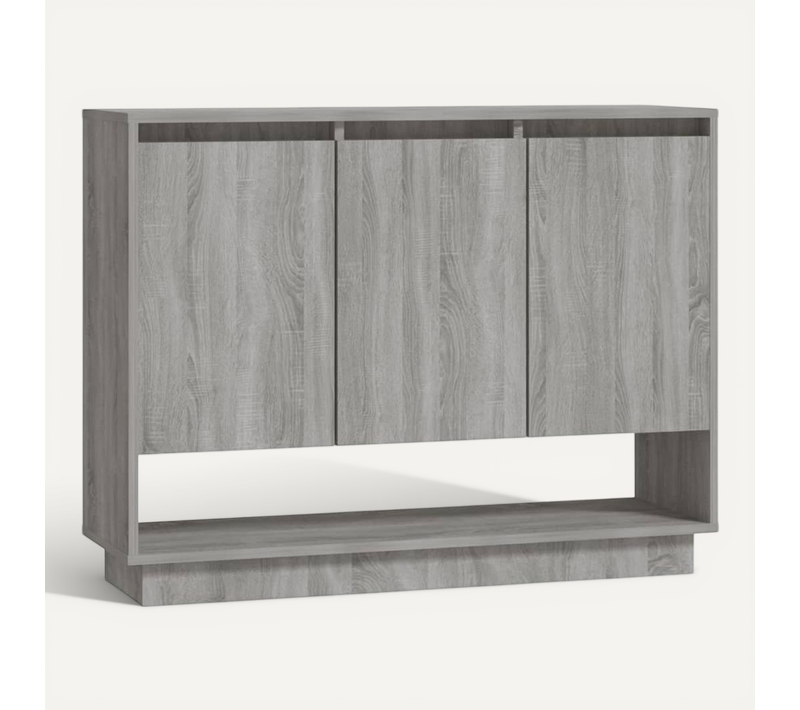 Buffet Sonoma Gris 97x31x75 Cm Bois Contreplaqué