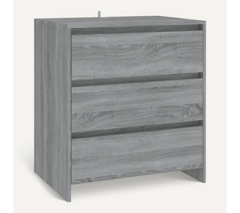 Buffet Sonoma Gris 70x41x75 Cm Bois Contreplaqué