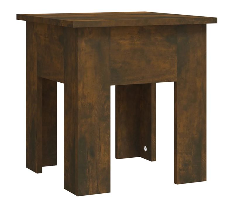Table Basse Chêne Fumé 40x40x42 Cm Aggloméré