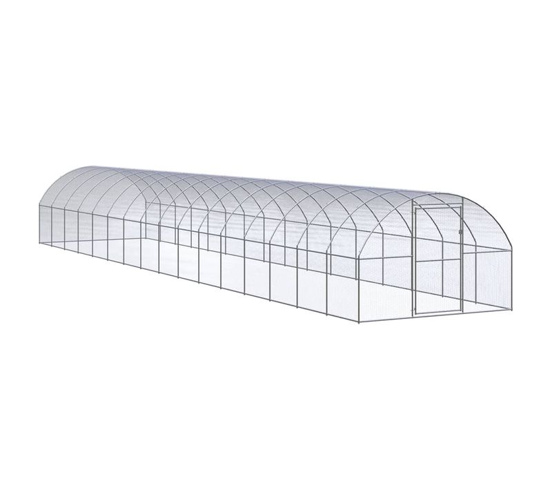 Poulailler D'extérieur 3x16x2 M Acier Galvanisé