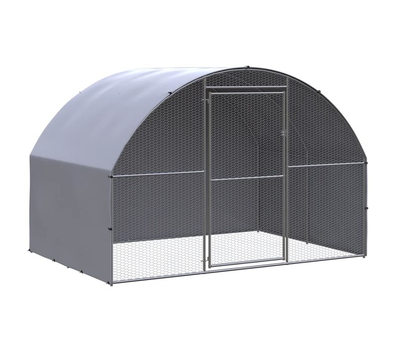 Poulailler D'extérieur 3x2x2 M Acier Galvanisé