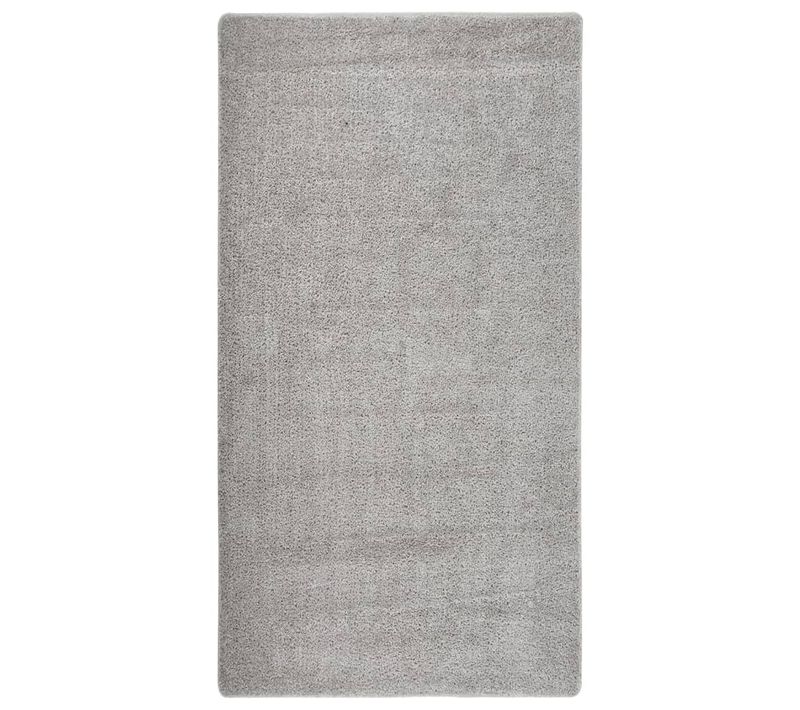 Tapis Shaggy Antidérapant Gris Clair 80x150 Cm