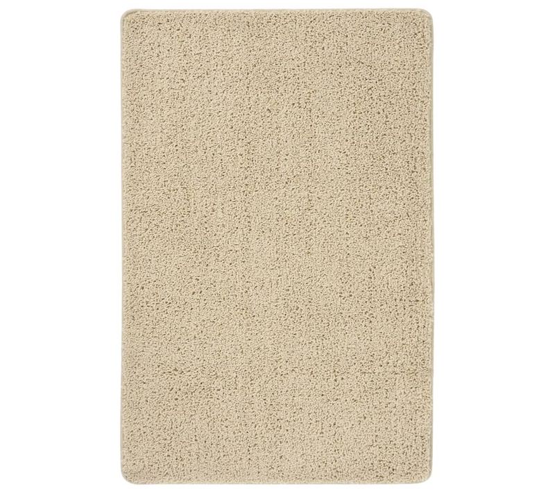 Tapis Shaggy Antidérapant Crème 200x290 Cm