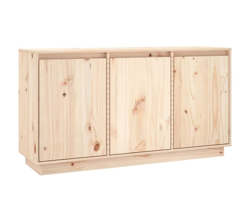 Buffet 111x34x60 Cm Bois Massif De Pin