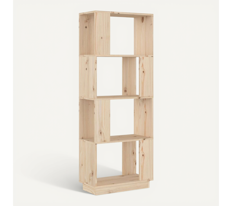 Etagère/séparateur De Pièce 51x25x132 Cm Pin Solide