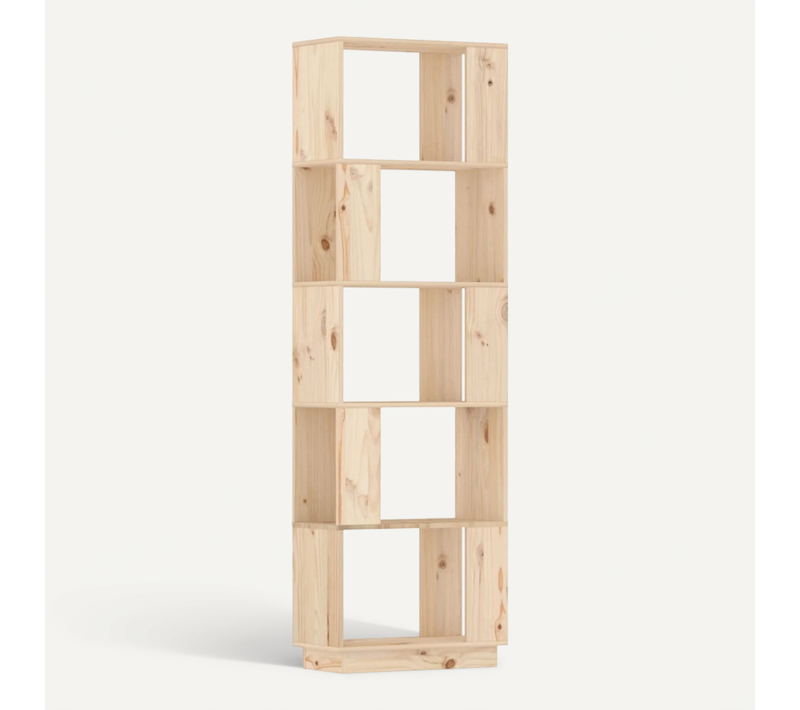 Etagère/séparateur De Pièce 51x25x163,5 Cm Pin Solide