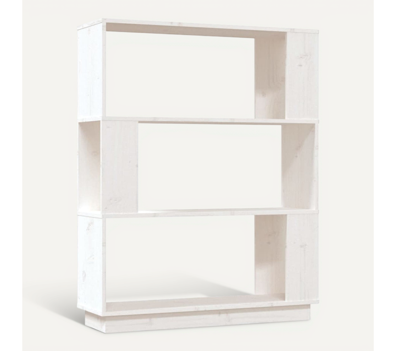 Etagère/séparateur De Pièce Blanc 80x25x101 Cm Pin Solide