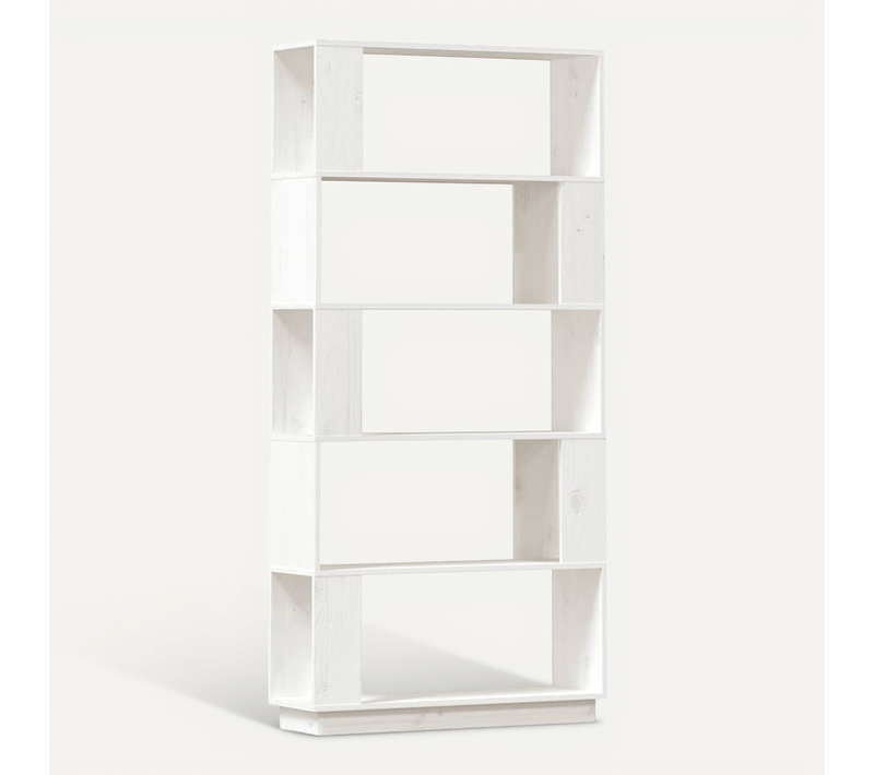 Etagère/séparateur De Pièce Blanc 80x25x163,5cm Pin Massif
