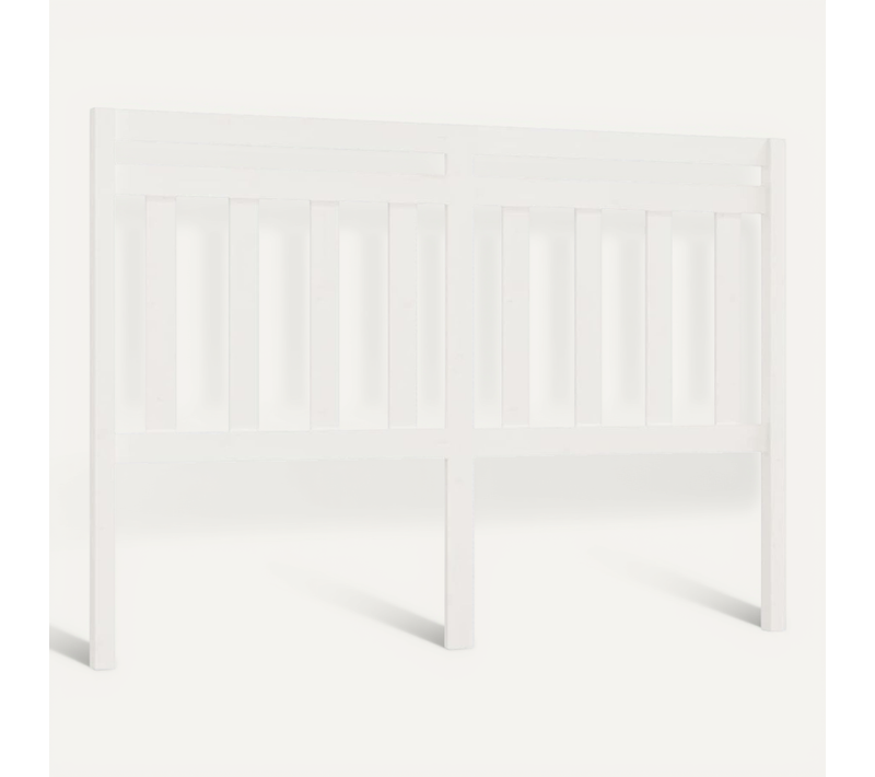 Tête De Lit Blanc 140x4x100 Cm Bois Massif De Pin