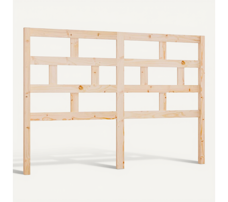 Tête De Lit 126x4x100 Cm Bois Massif De Pin