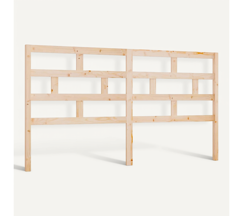 Tête De Lit 206x4x100 Cm Bois Massif De Pin