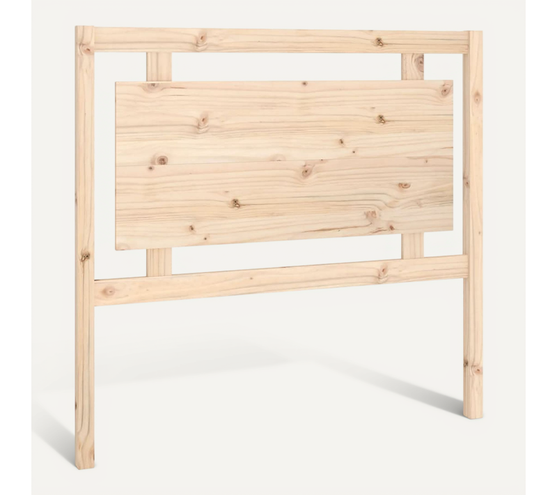 Tête De Lit 105,5x4x100 Cm Bois Massif De Pin