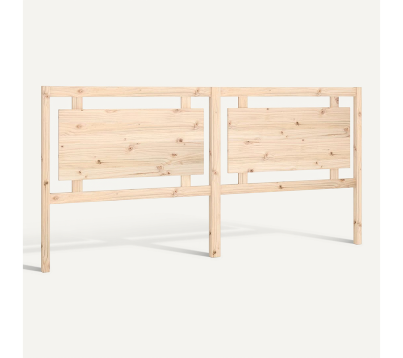 Tête De Lit 205,5x4x100 Cm Bois Massif De Pin