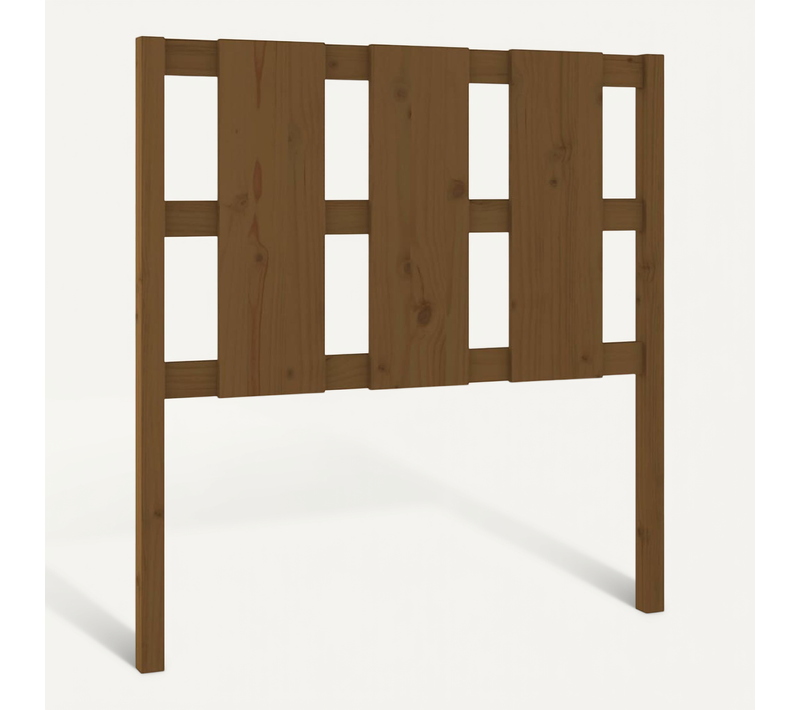 Tête De Lit Marron Miel 95,5x4x100 Cm Bois Massif De Pin